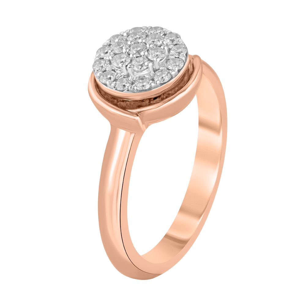 Subtle Round Diamond Finger Ring-Diamond-ORG23L36