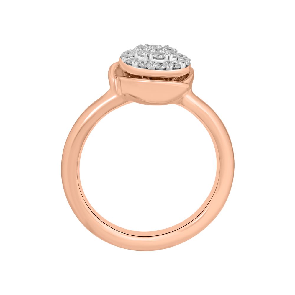 Subtle Round Diamond Finger Ring-Diamond-ORG23L36