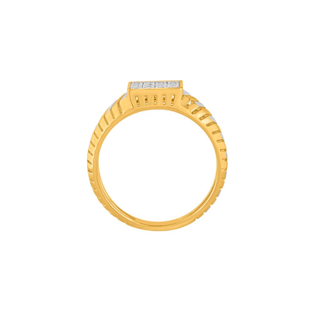 Classic Mens Diamond Finger Ring-Diamond-ORG23L37