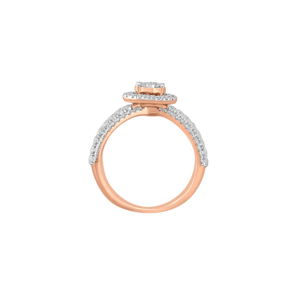 Buy Dazzling Rose Gold Diamond Ring ORG23L44 Online at