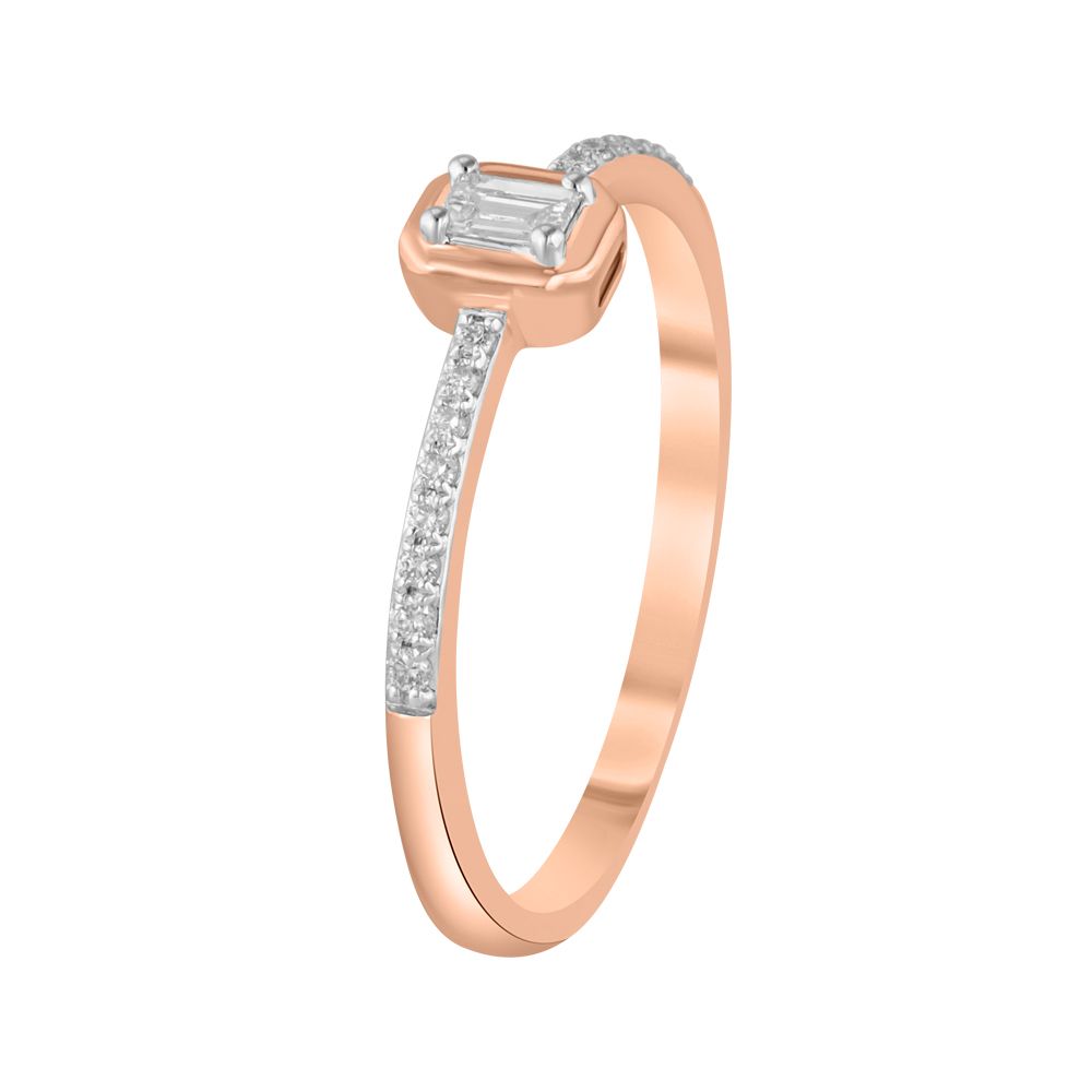 Simple Geometric Design Diamond Ring-Diamond-ORG23L53