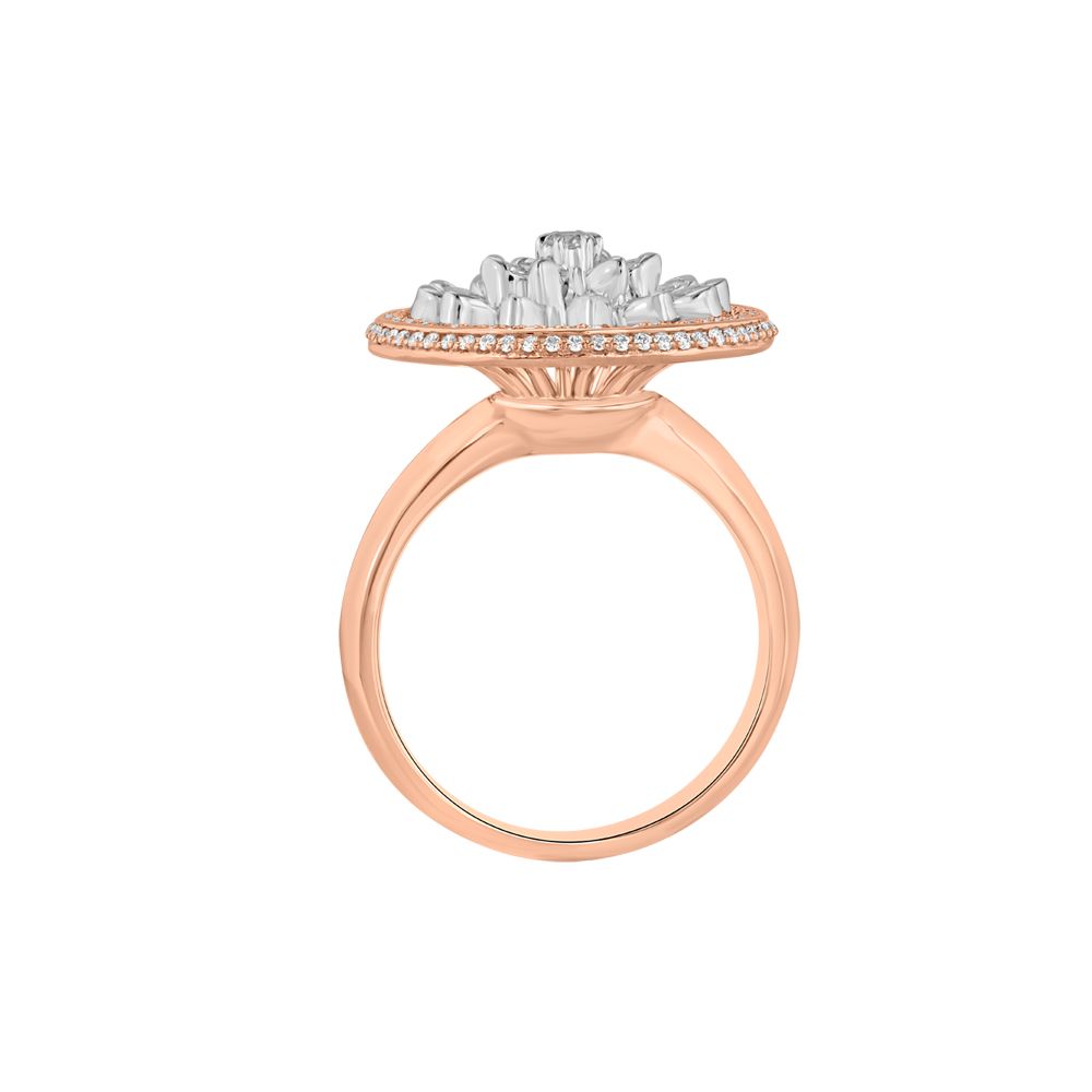 Contemporary Diamond Cocktail Ring-Rings-ORG23L59