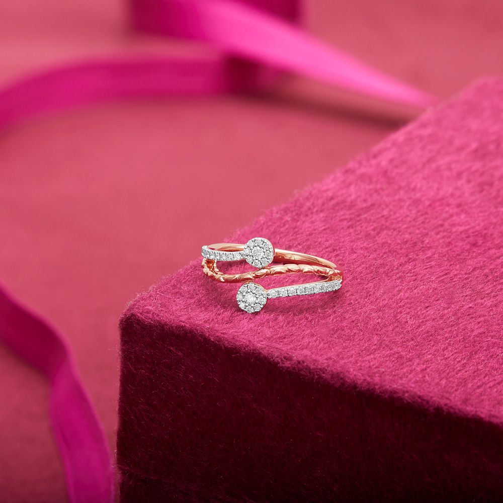 Dazzling Diamond Finger Ring-Rings-ORG23L62