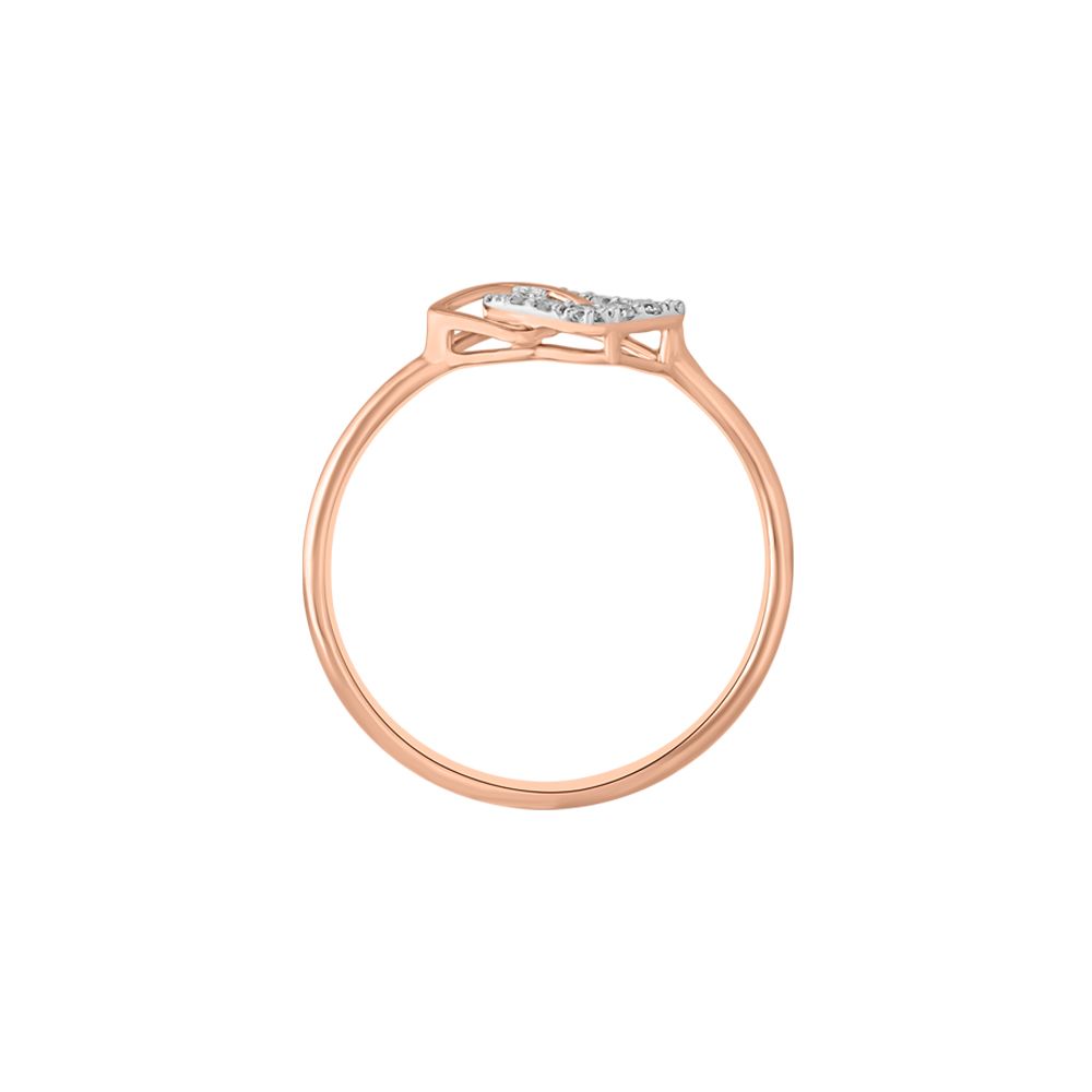 Interlinked Square Diamond Finger Ring-Diamond-ORG23L72