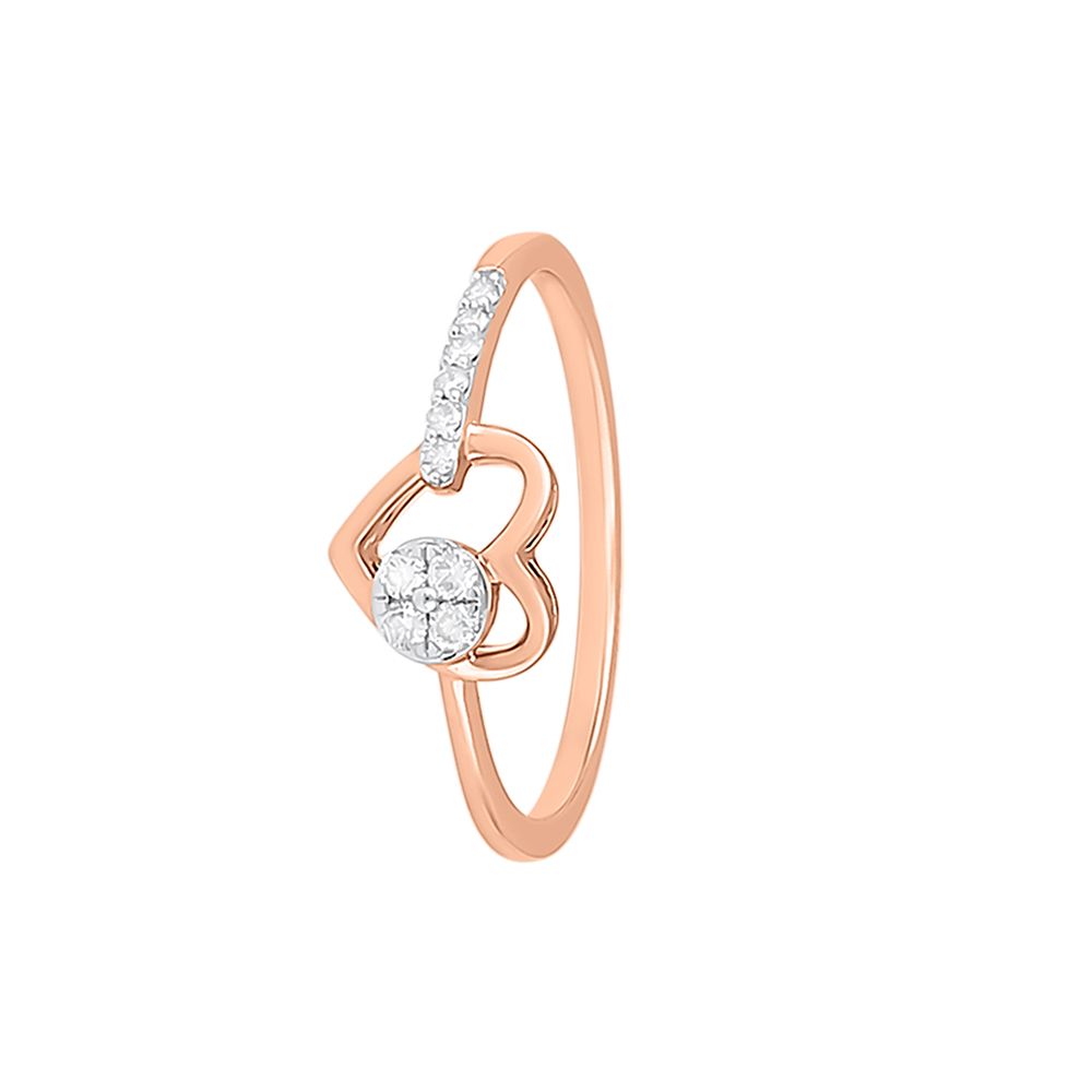 Romantic Diamond Finger Ring-Rings-ORG23L88
