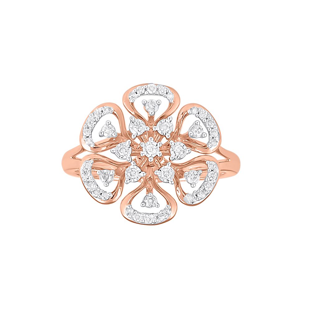 Delicate Diamond Finger Ring-Rings-ORG23LA9