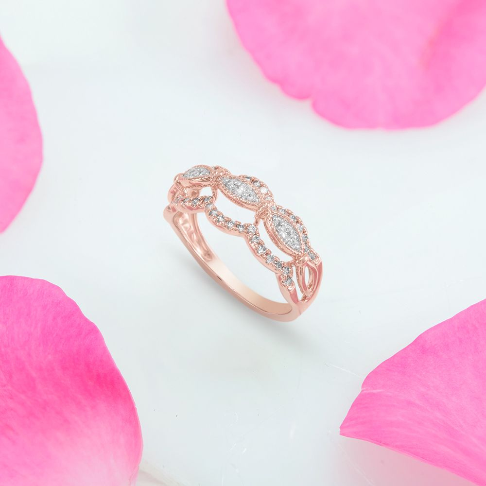 Attractive Casual Diamond Finger Ring-Rings-ORG23LB1