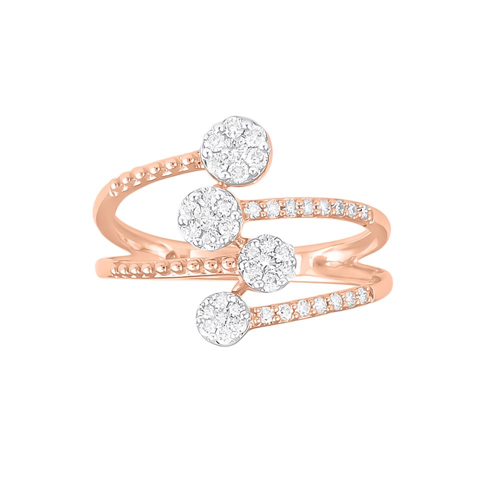 Radiant Cluster Diamond Finger Ring-Rings-ORG23LB5