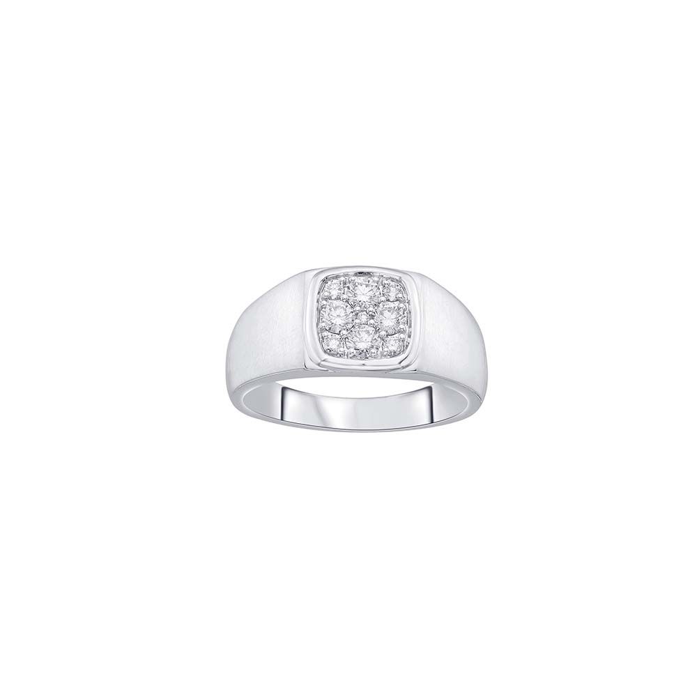 Power and Prestige Diamond Ring For Men-Rings-ORG23LE2