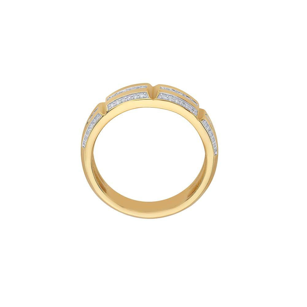 Radiant Edge Diamond Ring For Men-Diamond-ORG23LE7