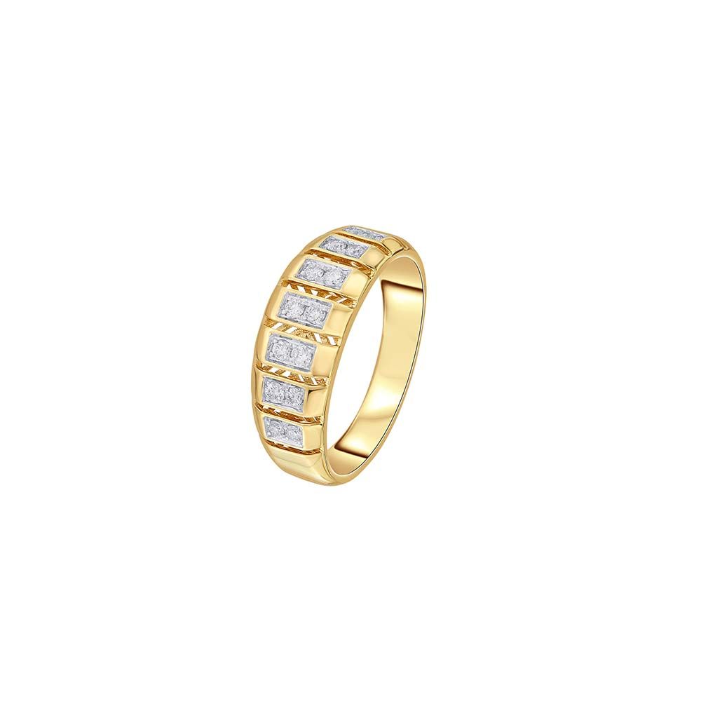 Refined Radiance Diamond Ring For Men-Diamond-ORG23LF8