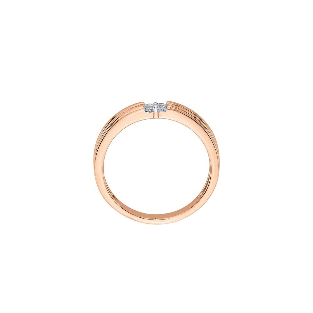 Exquisite Four Stone Diamond Ring For Men-Rings-ORG23LG2