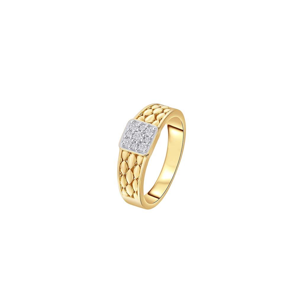Prestigious Sparkle Diamond Ring For Men-Diamond-ORG23LG7