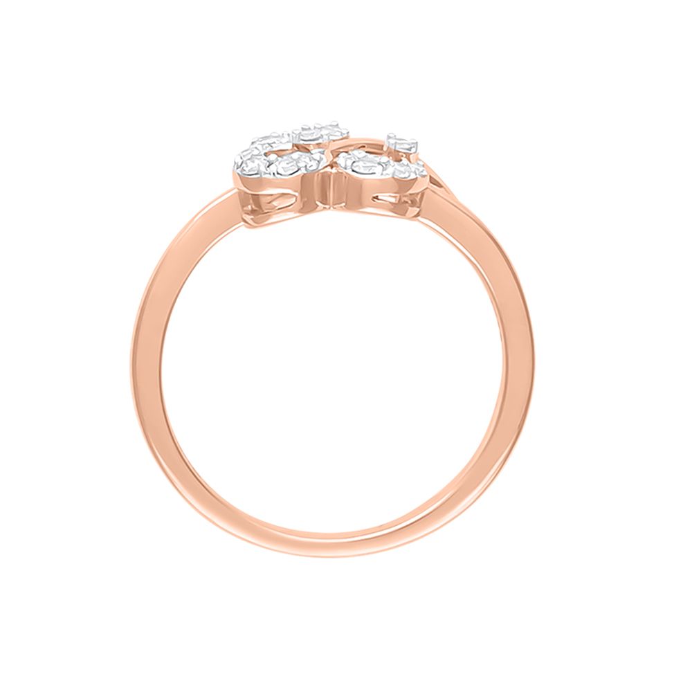 Allure Dream Rose Gold And Diamond Ring-Rings-ORG23LH6