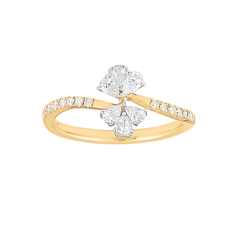 Luminous Legacy Yellow Gold And Diamond Ring-Rings-ORG23LH7