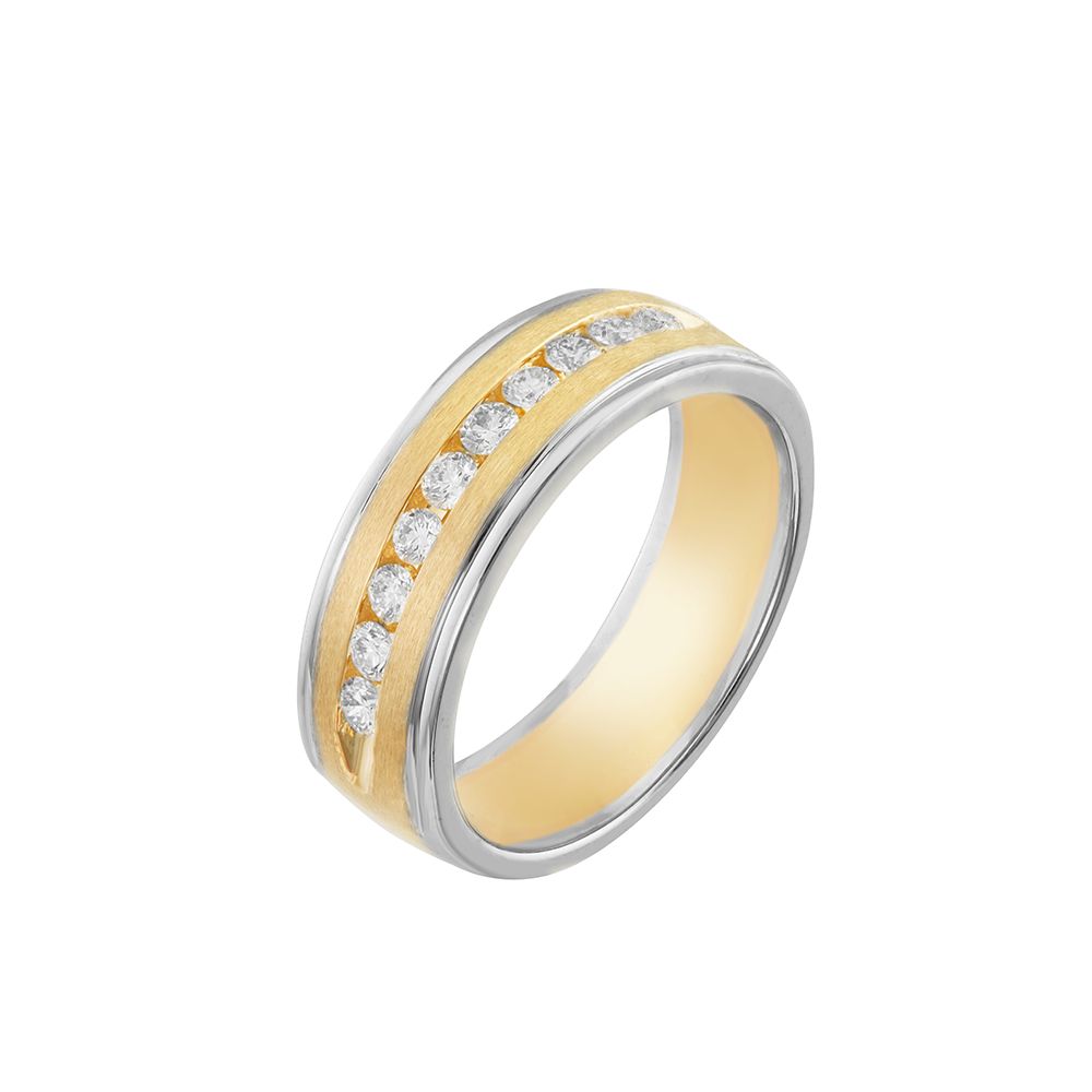 Stunning Mens Diamond Finger Ring-Rings-ORG24K02