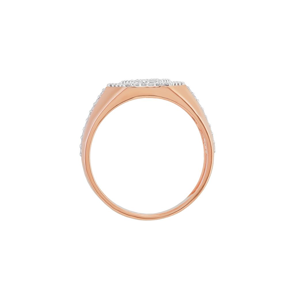 Elegant Diamond Mens Finger Ring-Rings-ORG24K05