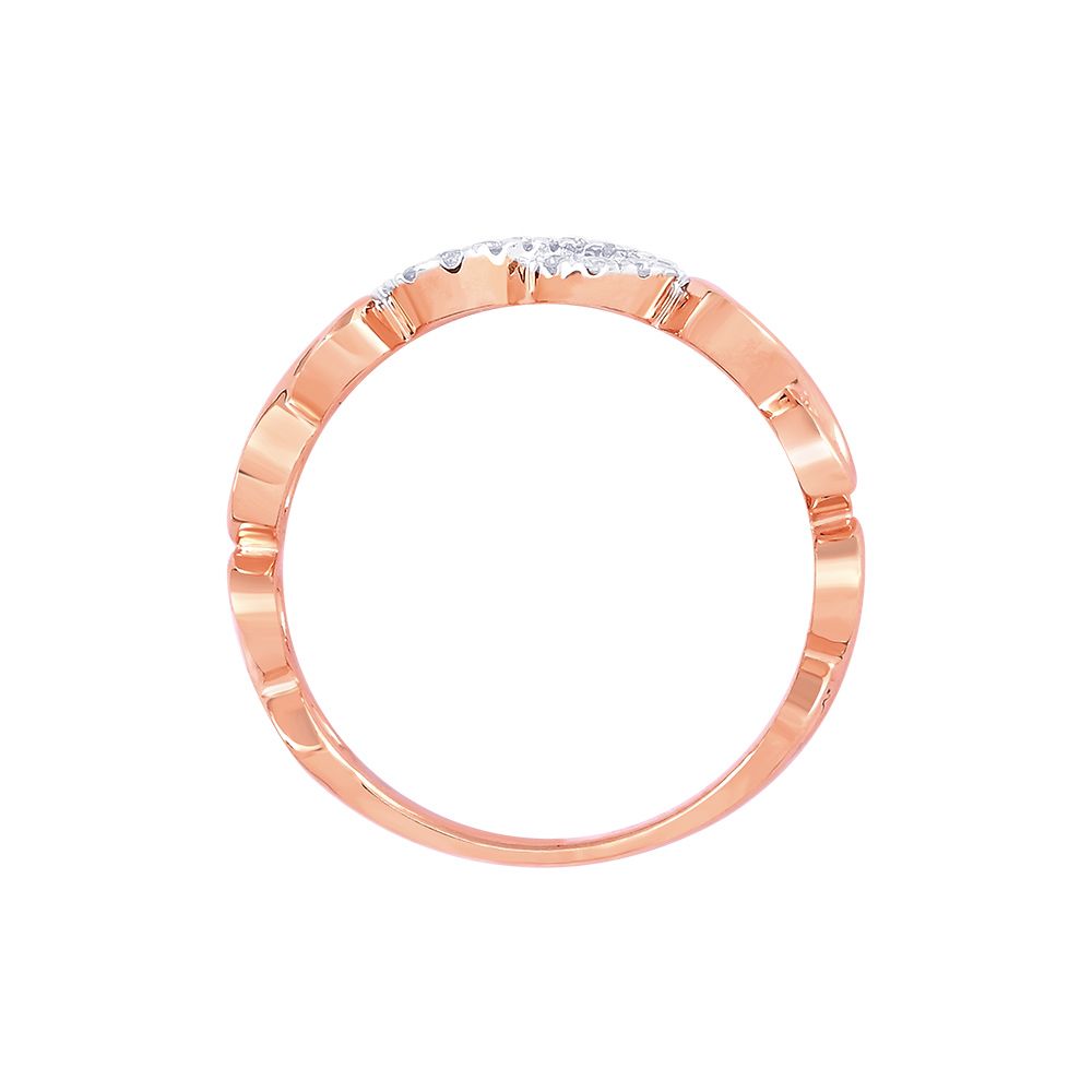 Breathtaking Infinity Design Diamond Finger Ring-Rings-ORG24K25