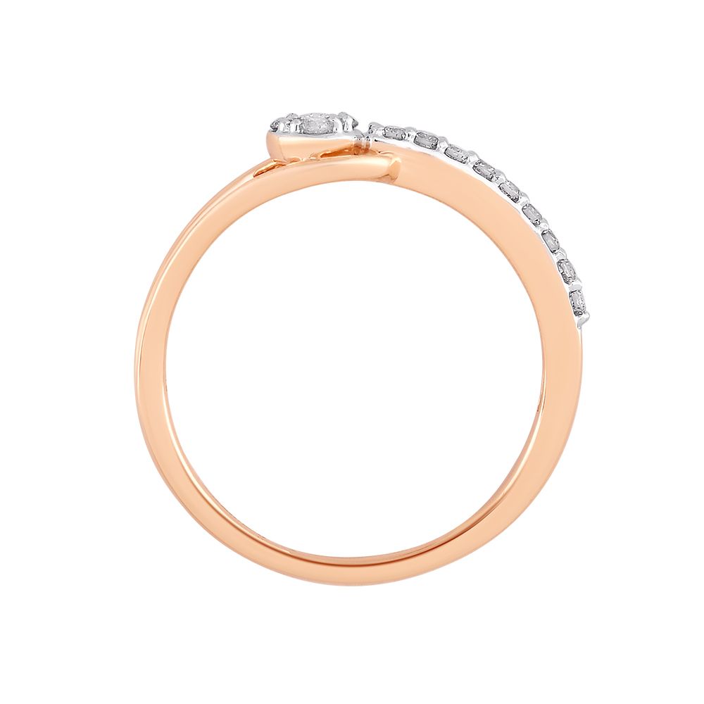 Modern Diamond Studded Finger Ring-Rings-ORG24K35