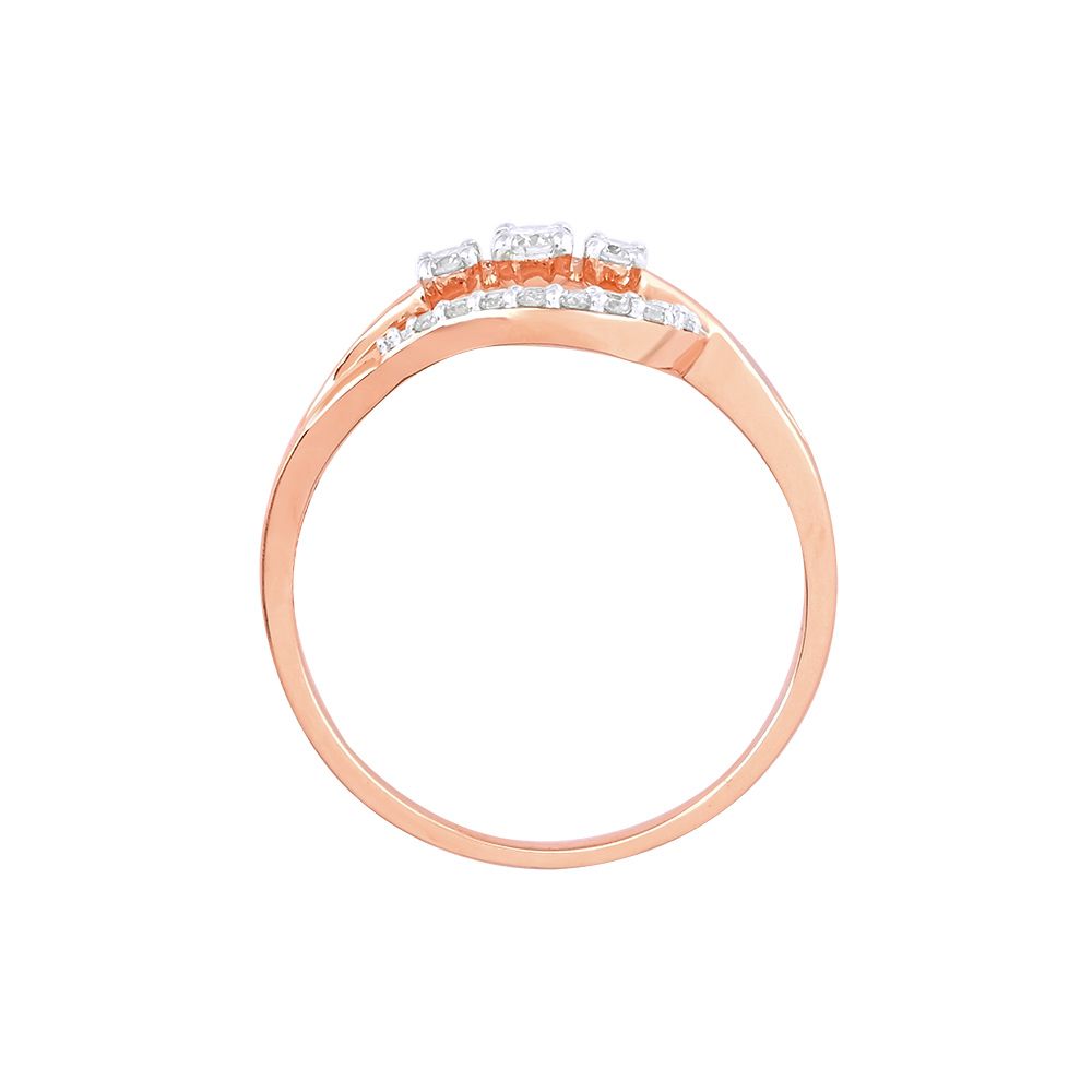 Casual 14Kt Yellow Gold Finger Ring-Rings-ORG24K40