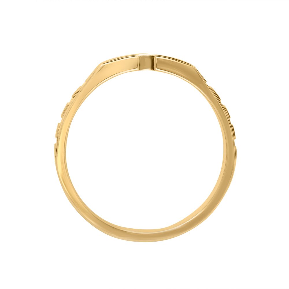 Classy Diamond and Yellow Gold Mens Finger Ring-Diamond-ORG24K69
