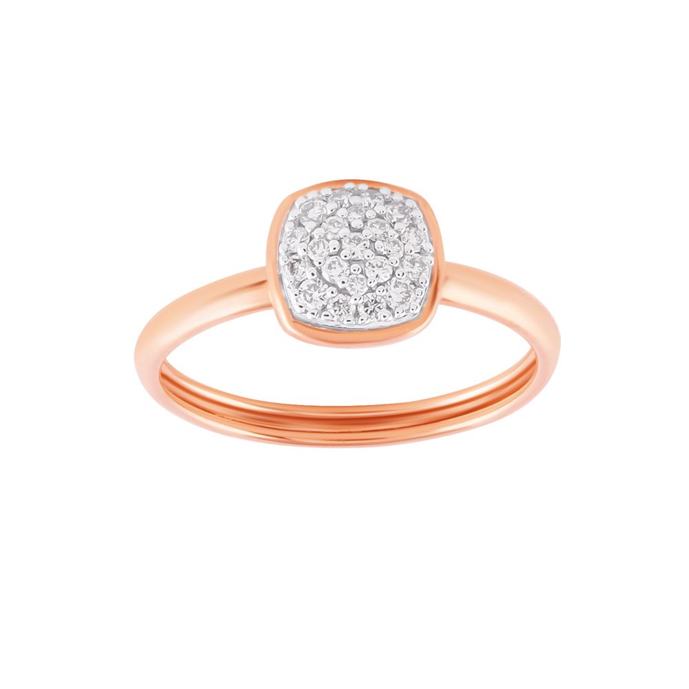 Gracious Diamond Studded Finger Ring-Rings-ORG24K70