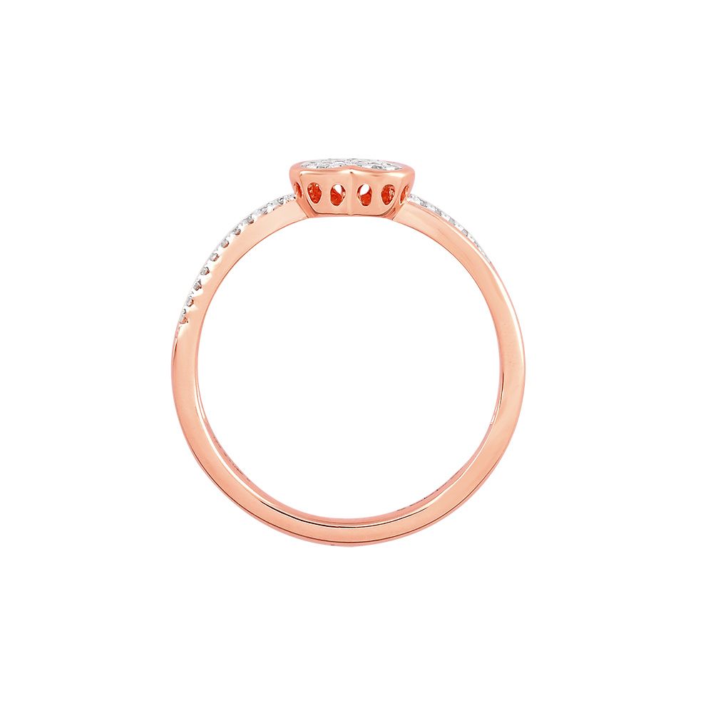 Stunning Heart Shaped Diamond Finger Ring-Rings-ORG24K91