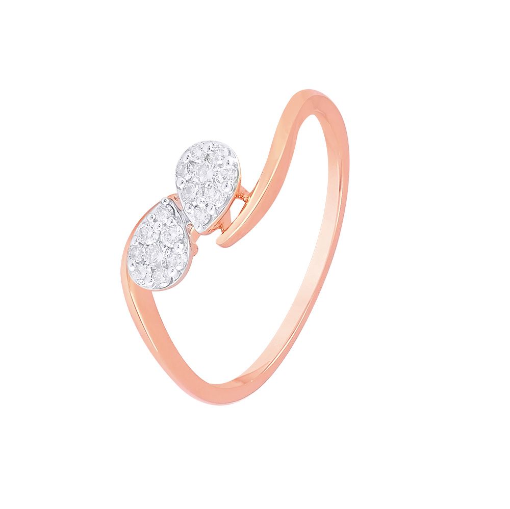 Classic Casual Rose Gold Finger Ring-Rings-ORG24L02