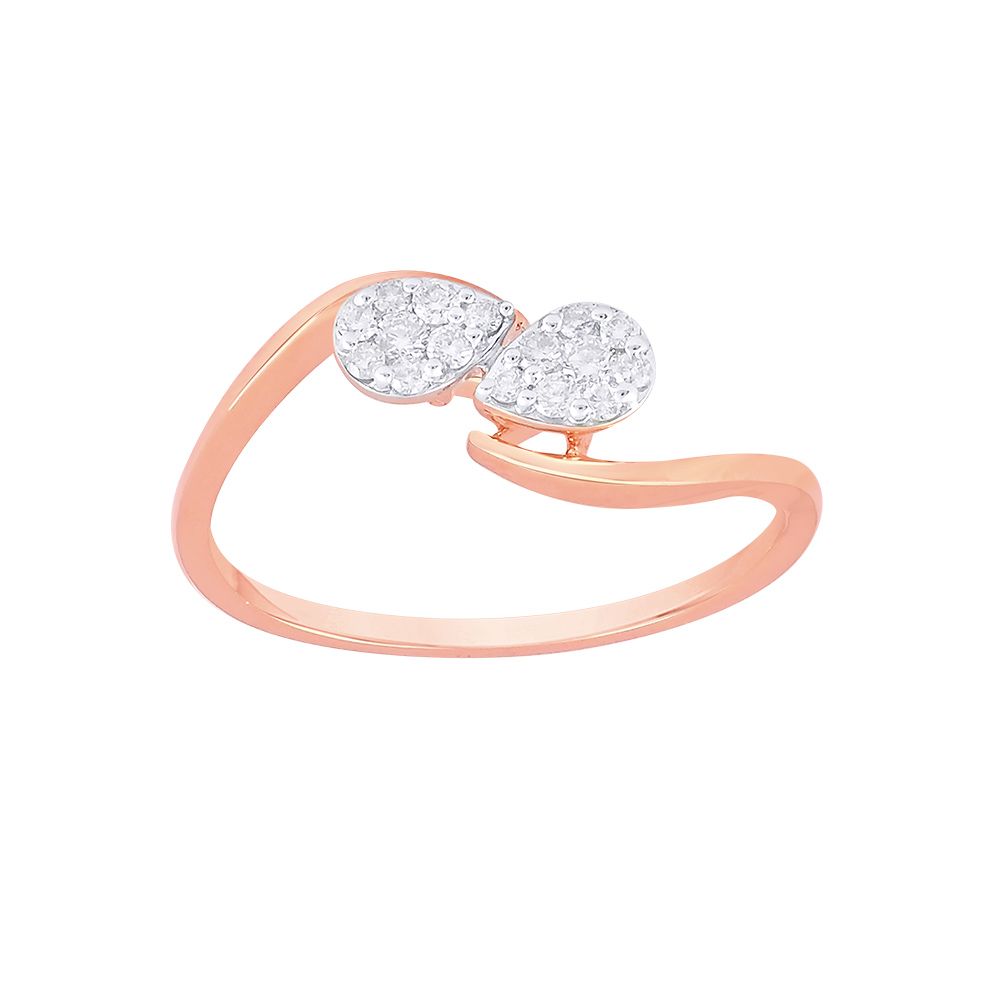 Classic Casual Rose Gold Finger Ring-Rings-ORG24L02