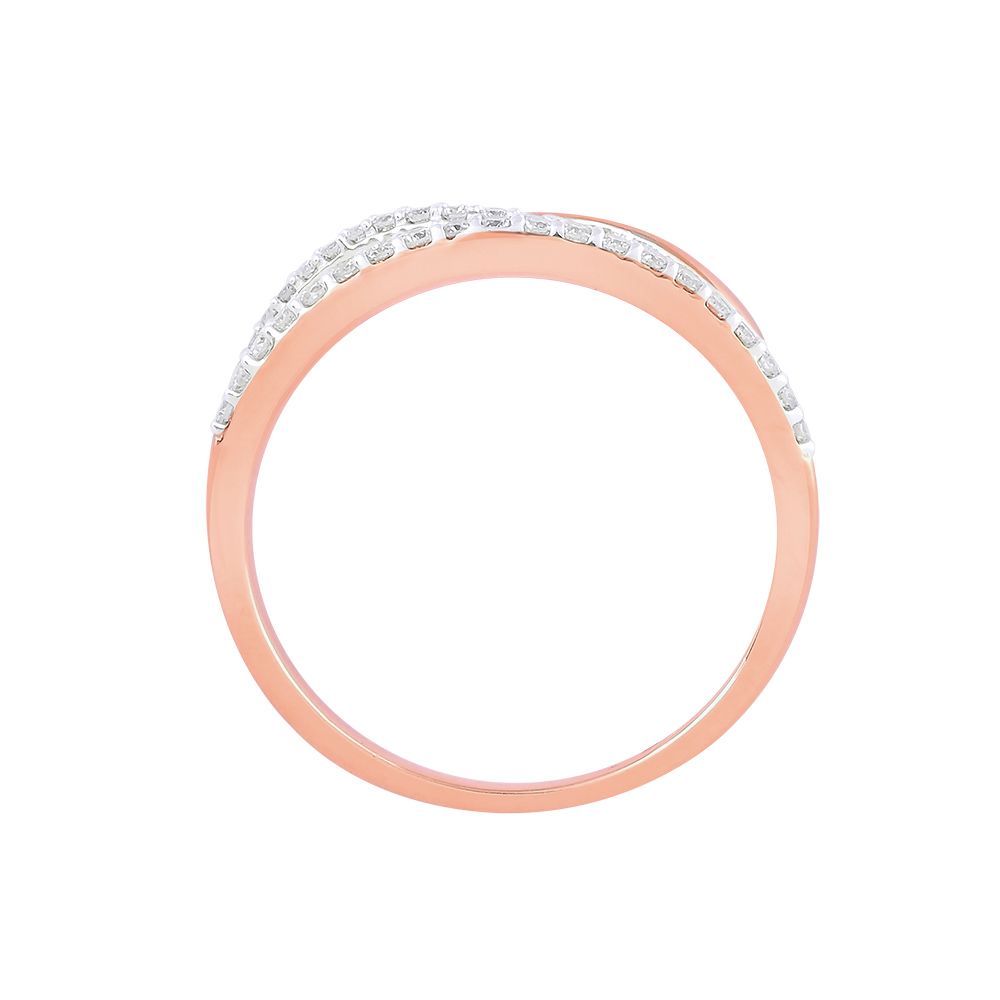 Stunning Infinity Design Diamond Finger Band-Rings-ORG24L10