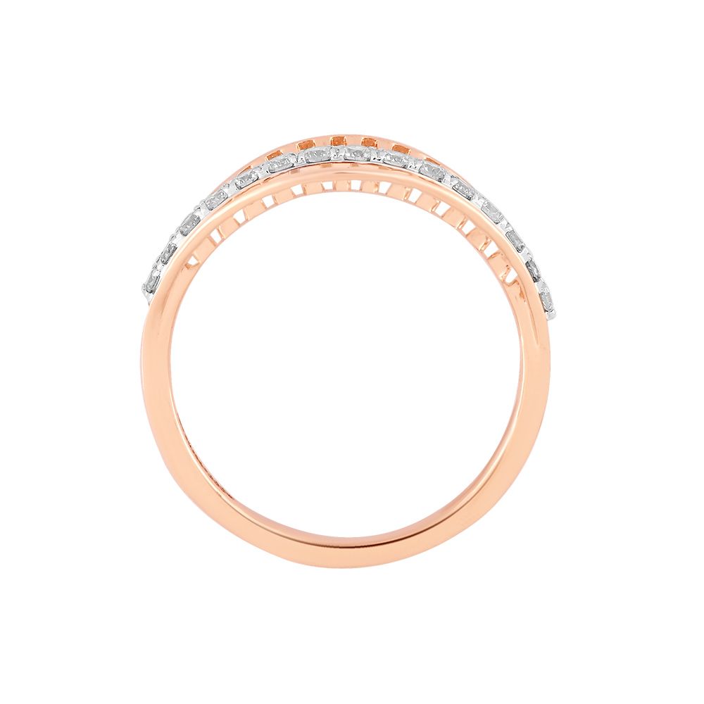 Precious Lattice Pattern Diamond Finger Band-Rings-ORG24L12