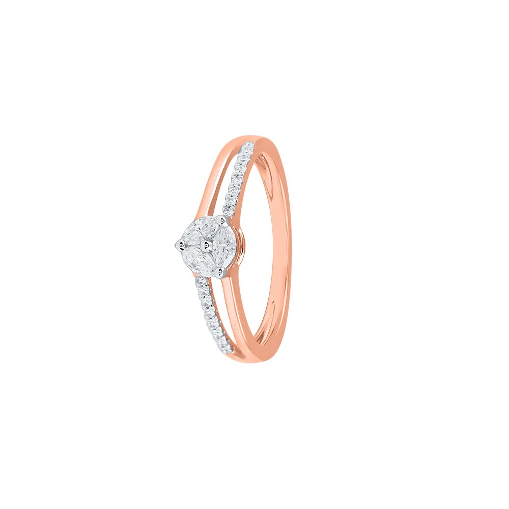 Eternal Rose Gold and Diamond Ring-Rings-ORG24L29
