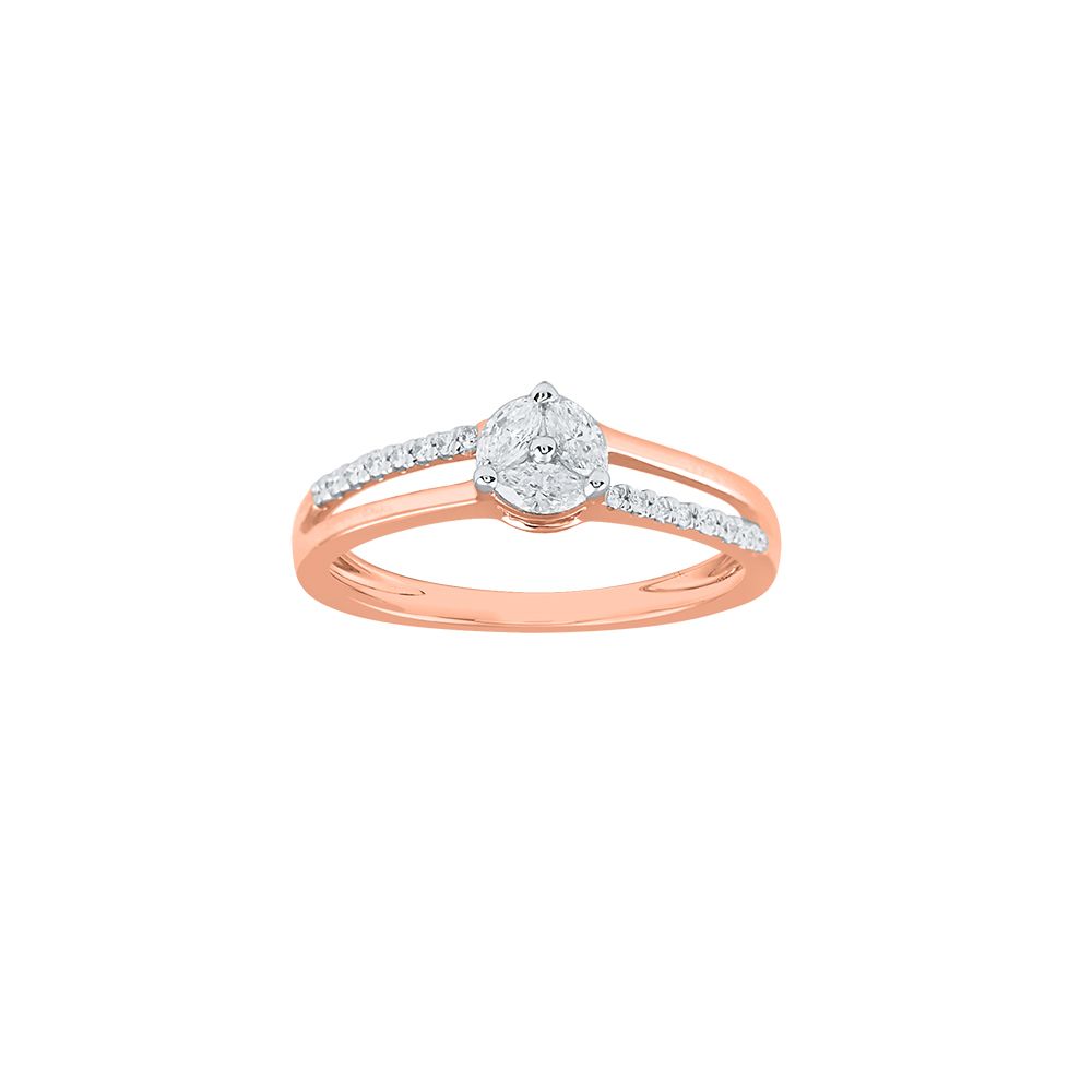 Eternal Rose Gold and Diamond Ring-Rings-ORG24L29