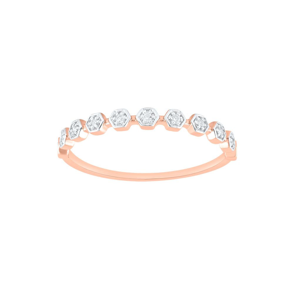 Antique Rose Sparkle Womens Diamond Ring-Rings-ORG24L39