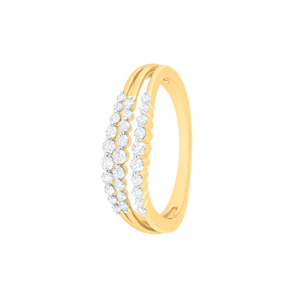 Golden Cascade 14KT Womens Ring-Rings-ORG24L41