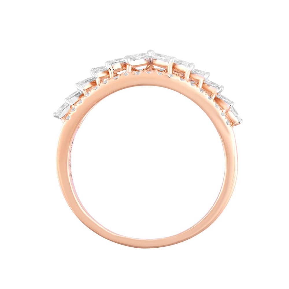 Enchanting 18KT Rose Gold Women Ring-Rings-ORG24L49