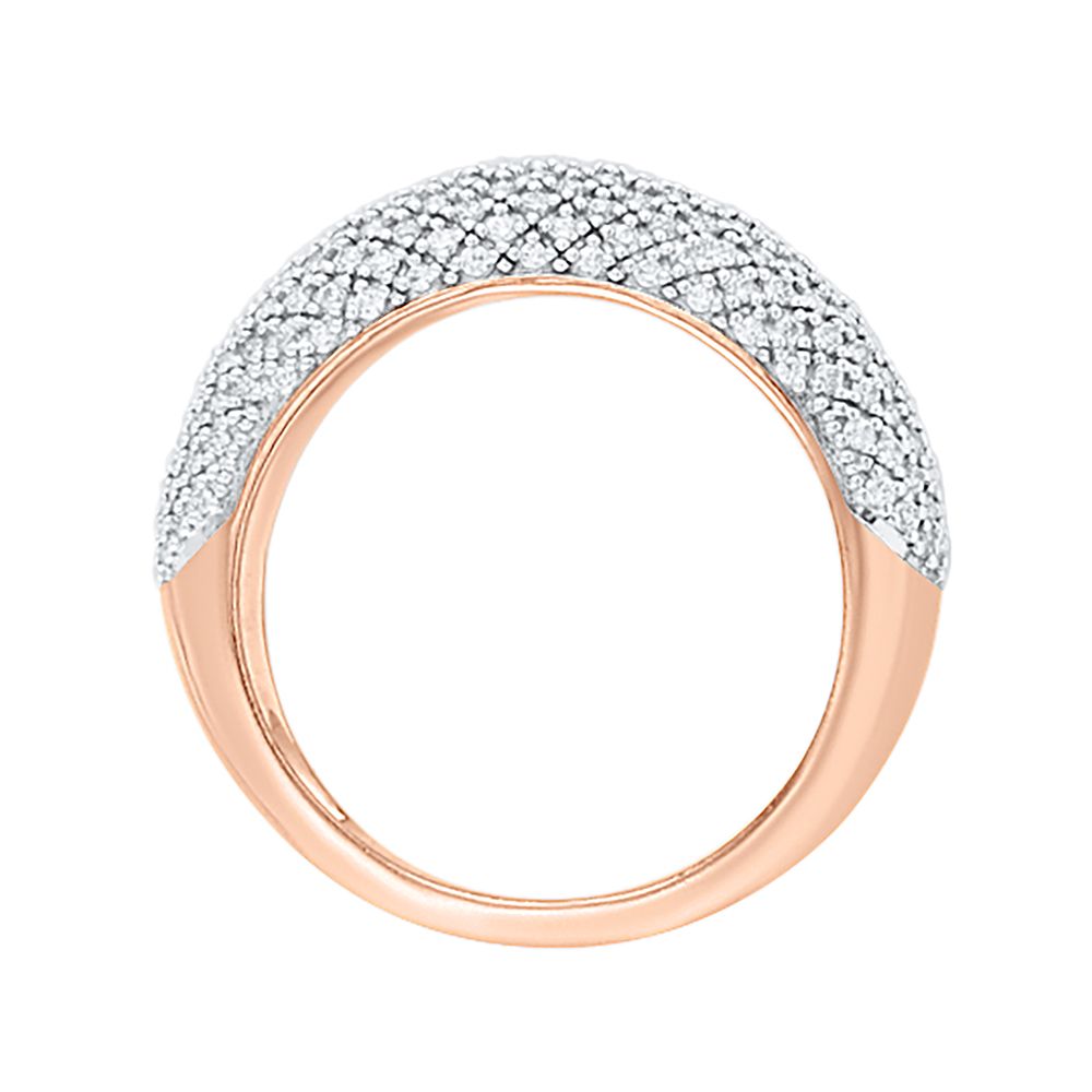 Rosé Palette Womens Diamond Ring-Rings-ORG24L61