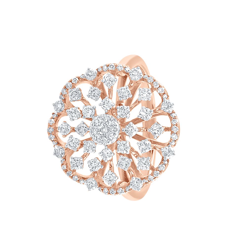 Rosé Artistry Womens Diamond Ring-Rings-ORG24L66