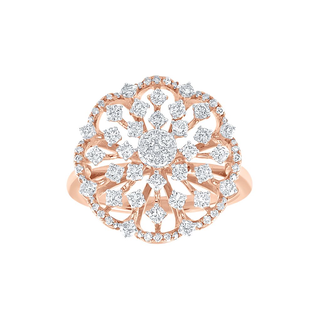 Rosé Artistry Womens Diamond Ring-Rings-ORG24L66