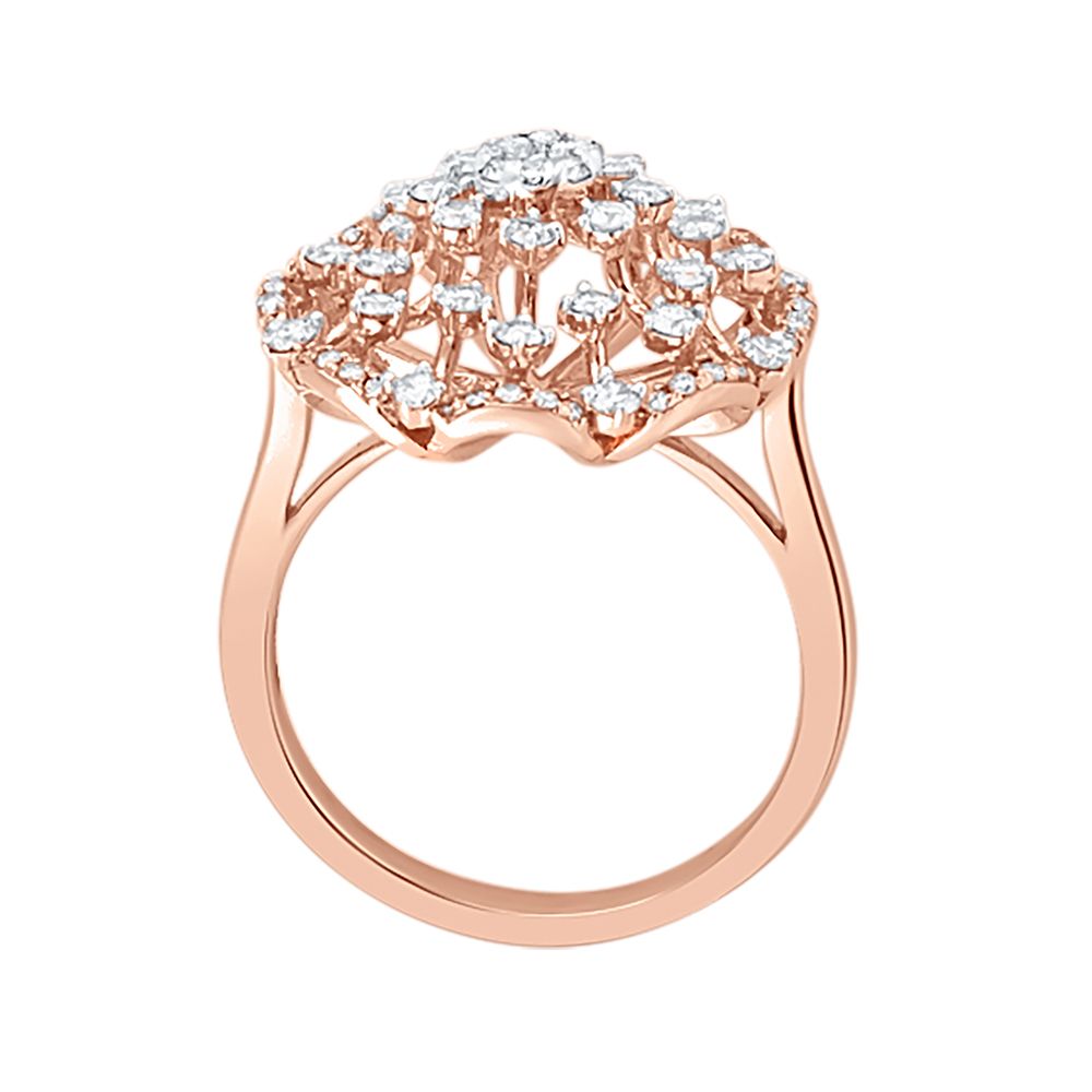 Rosé Artistry Womens Diamond Ring-Rings-ORG24L66