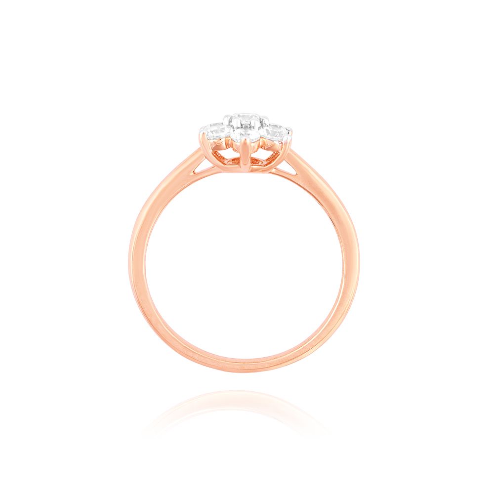 Floral Elegance Diamond Ring-Rings-ORG25I71