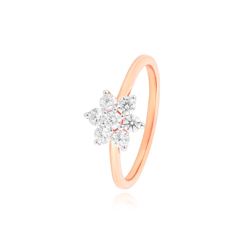 Floral Elegance Diamond Ring-Rings-ORG25I71