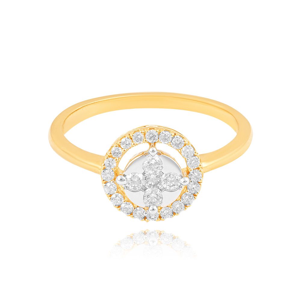 Shinning Glory Diamond Ring-Rings-ORG25K15