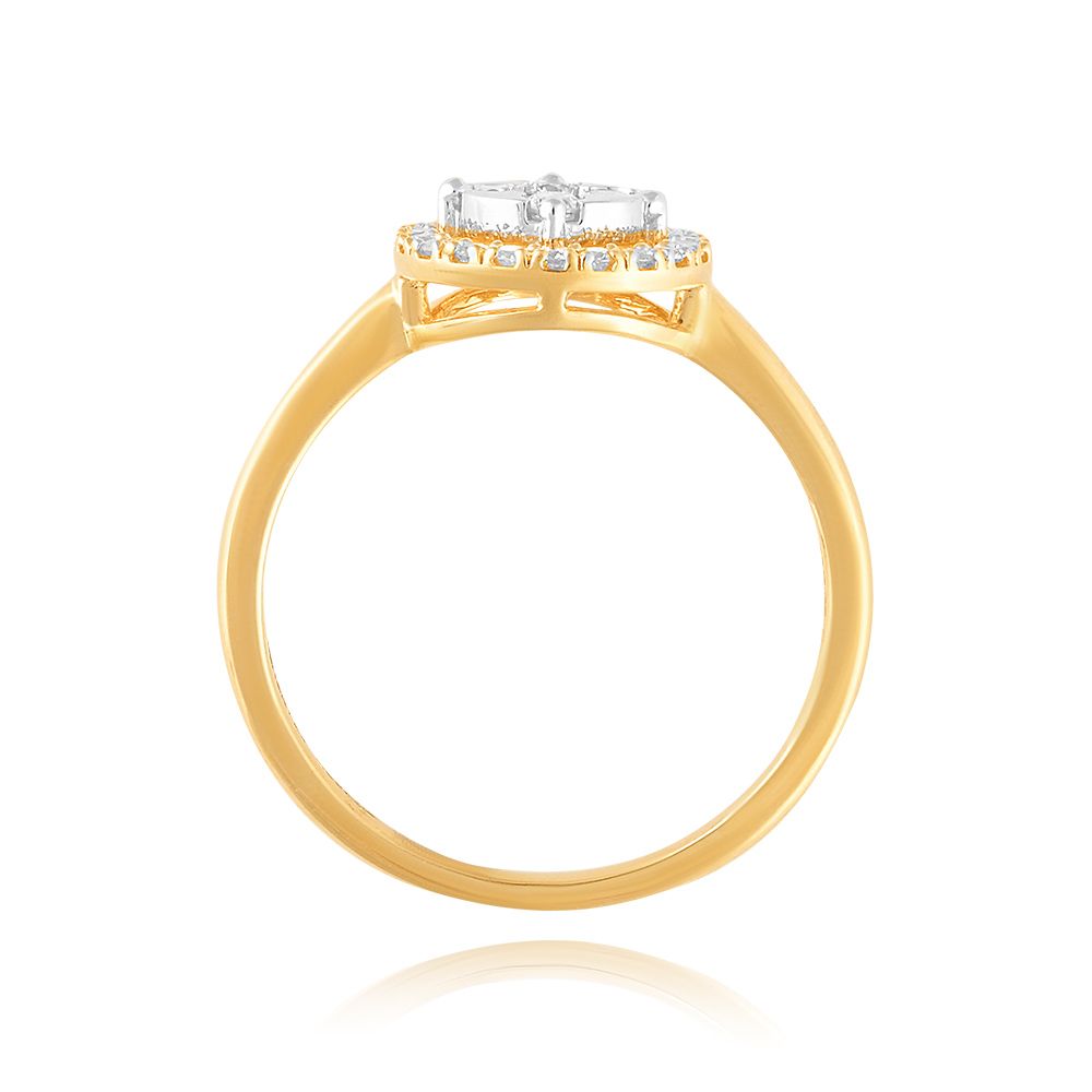 Shinning Glory Diamond Ring-Rings-ORG25K15