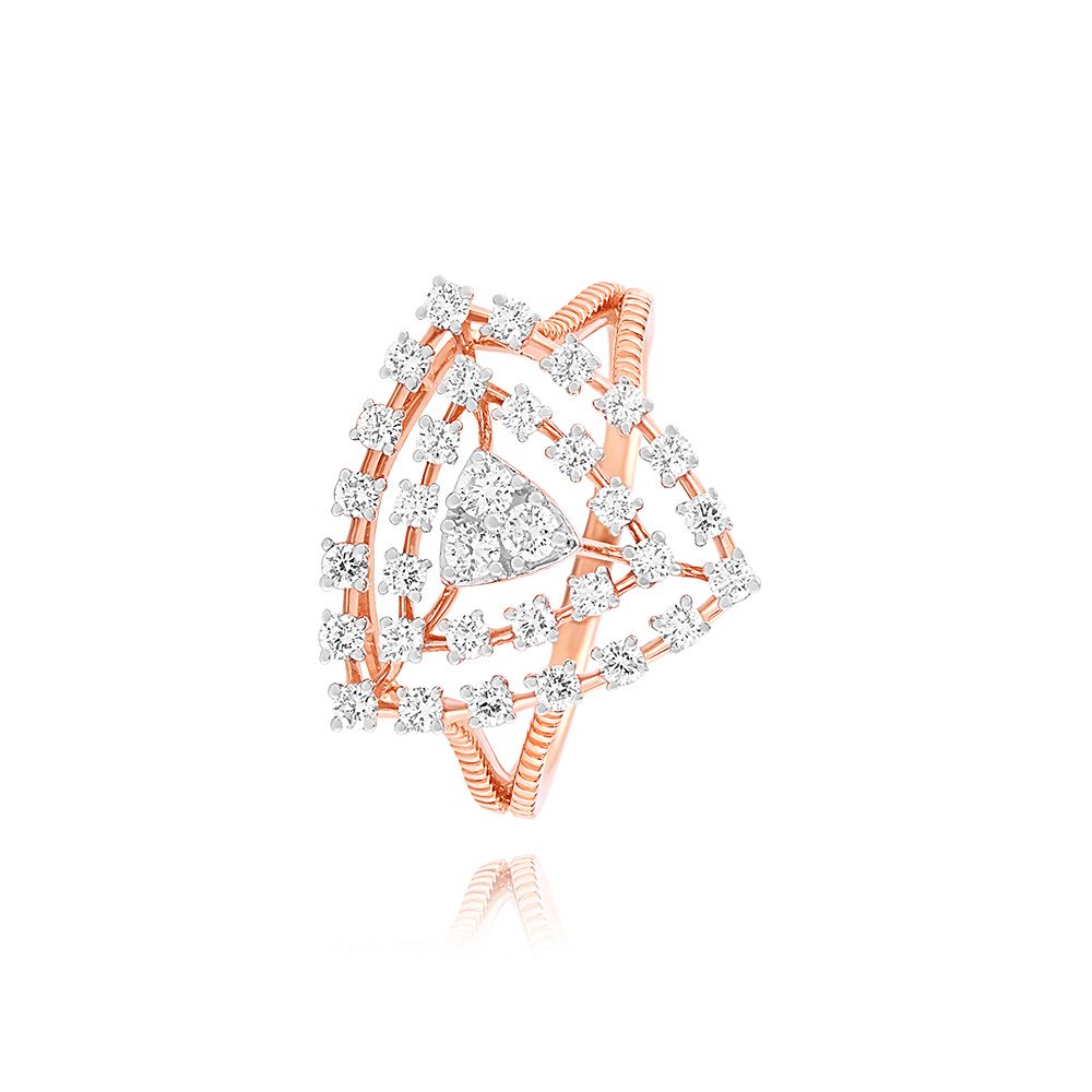 Regal Bloom Geometric Ring-Rings-ORG25K58