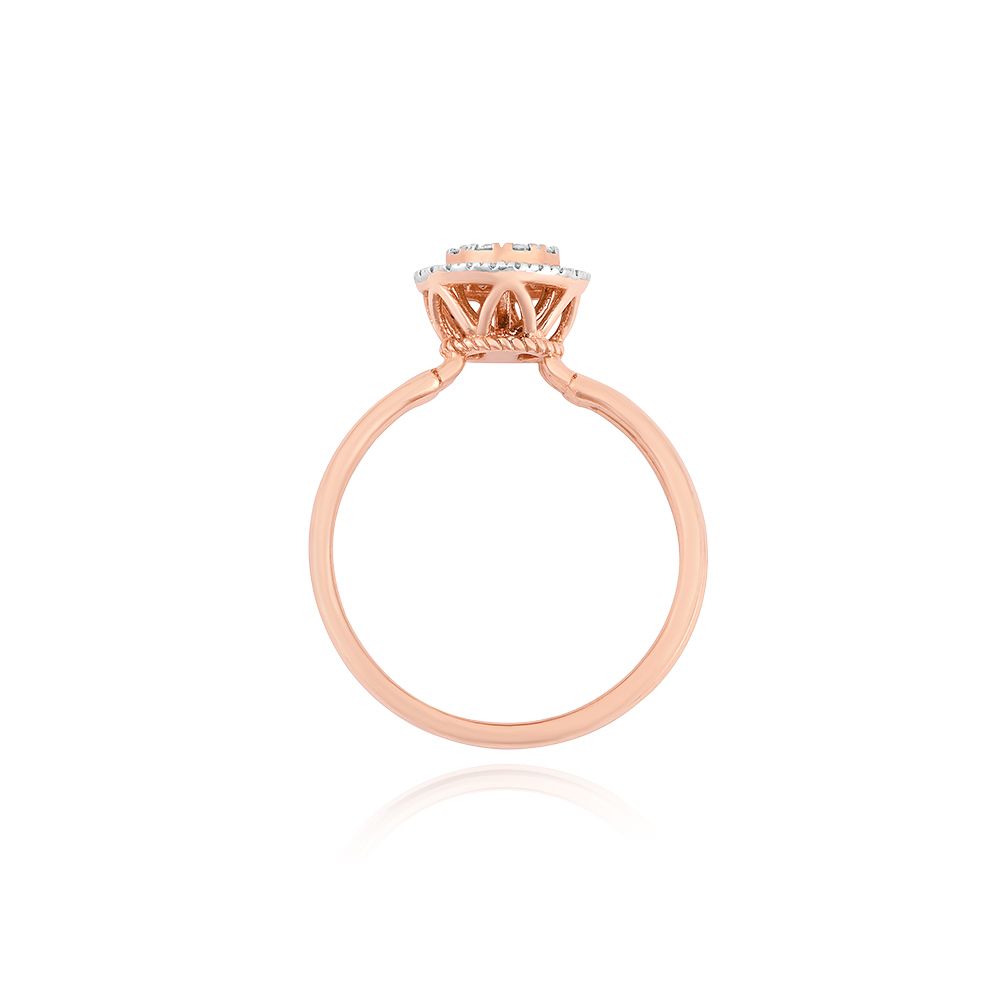Radiant Bloom Diamond Ring-Rings-ORG25K98