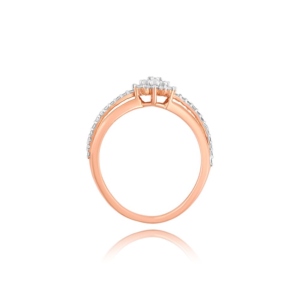 Floral Aura Diamond Ring-Rings-ORG25L02