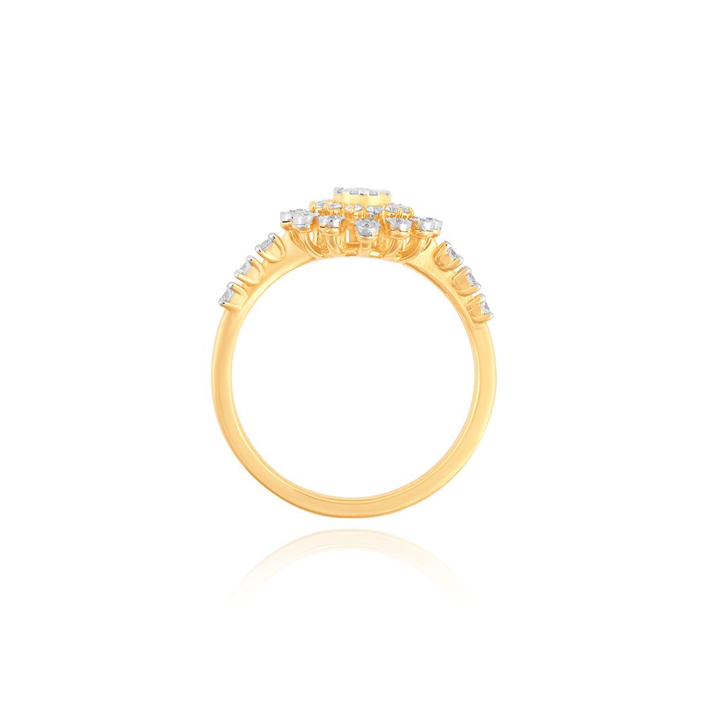 Radiant Aura Diamond Ring-Rings-ORG25L03
