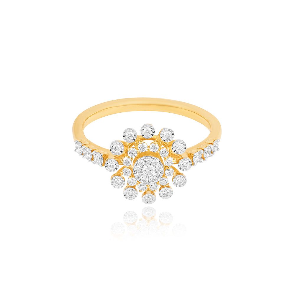 Radiant Aura Diamond Ring-Rings-ORG25L03