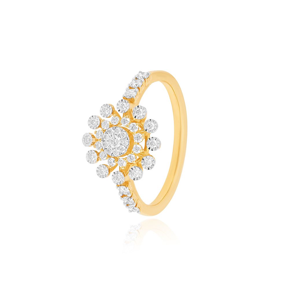 Radiant Aura Diamond Ring-Rings-ORG25L03